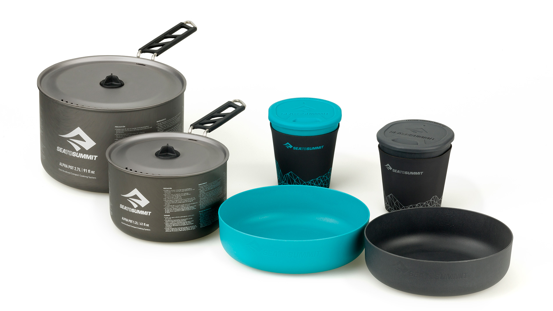 best camping cookware set: Sea to Summit Alpha Pot Cook Set 2.2