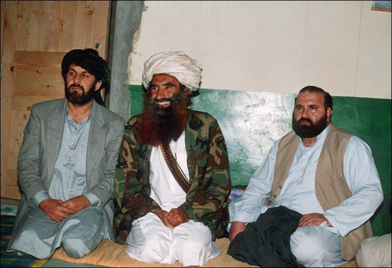 Jalaluddin Haqqani in 1991