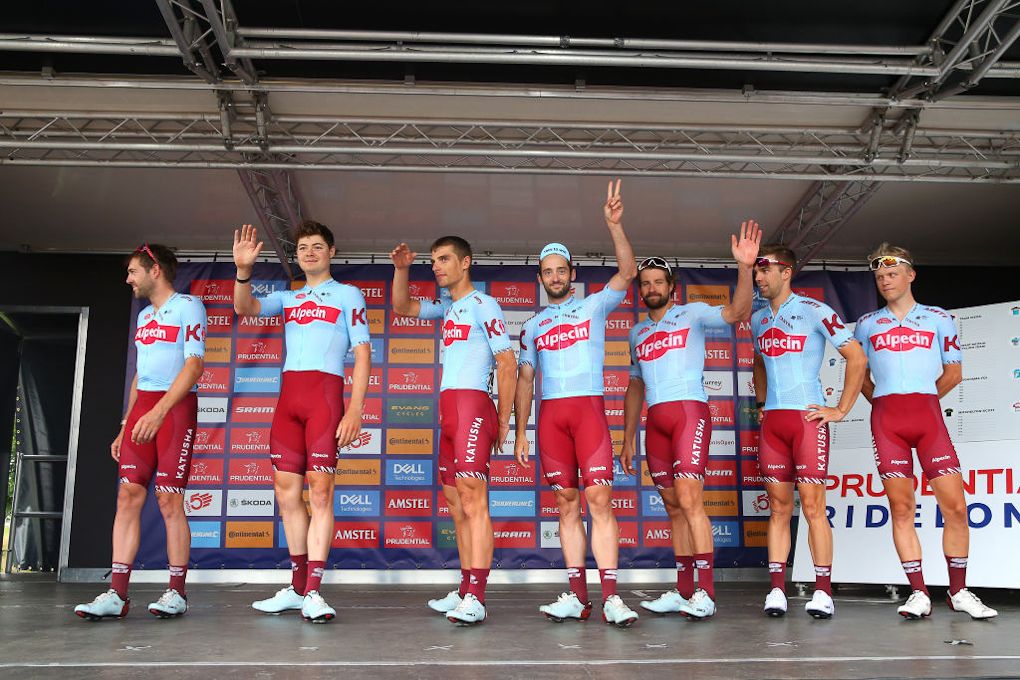 Katusha-Alpecin riders sign in for RideLondon-Surrey Classic