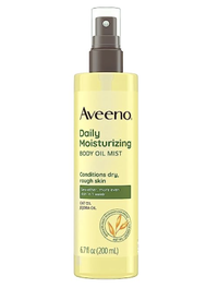 Aveeno Daily Moisturizing Dry Body Oil Mist with Oat and Jojoba Oil for Dry, Rough Sensitive Skin, $9 (£7) | Amazon