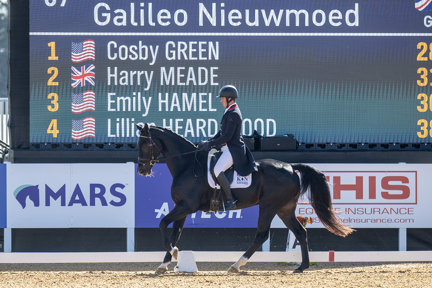 David Doel and Galileo Nieuwmoed at Maryland 5 Star in 2024.