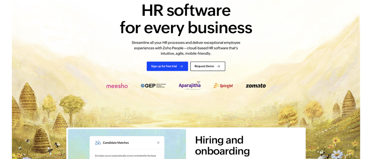 Zoho People review