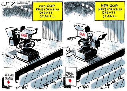 Political cartoon U.S. GOP 2016 Candidates