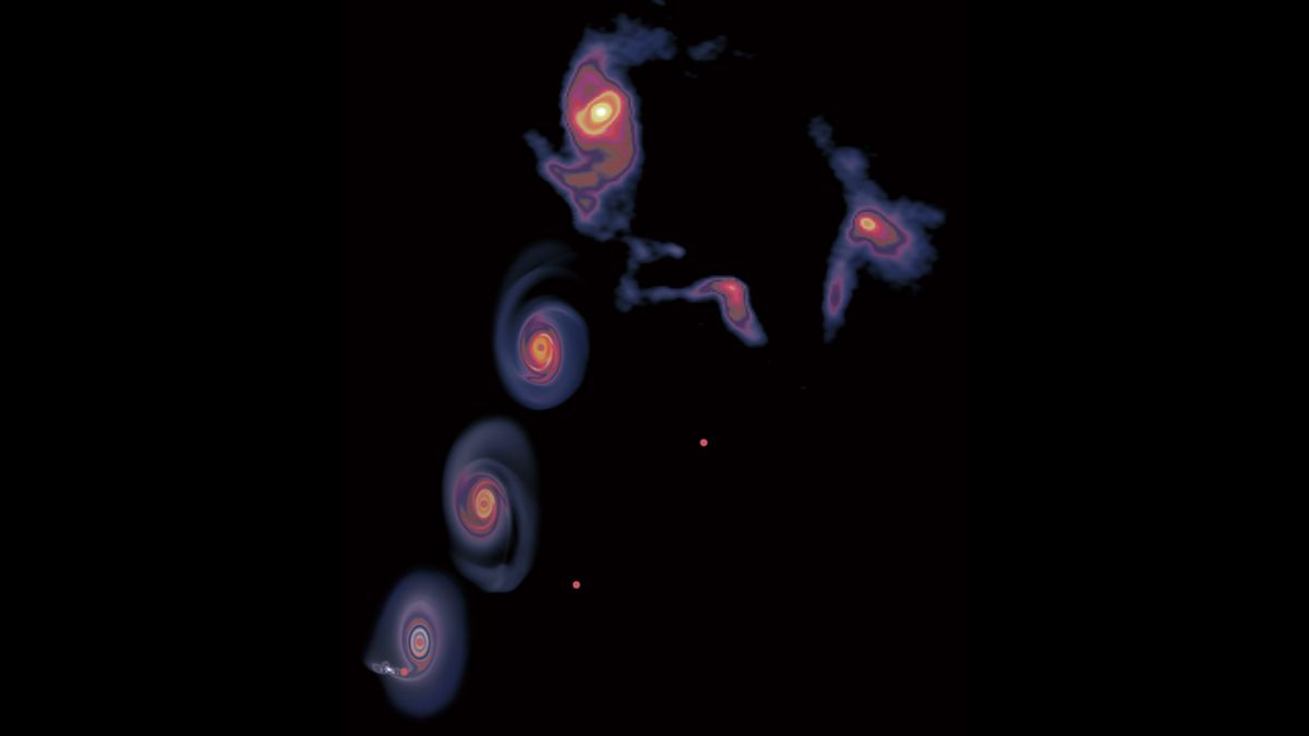 Bizarre spiral object found swirling around Milky Way's center - Space.com