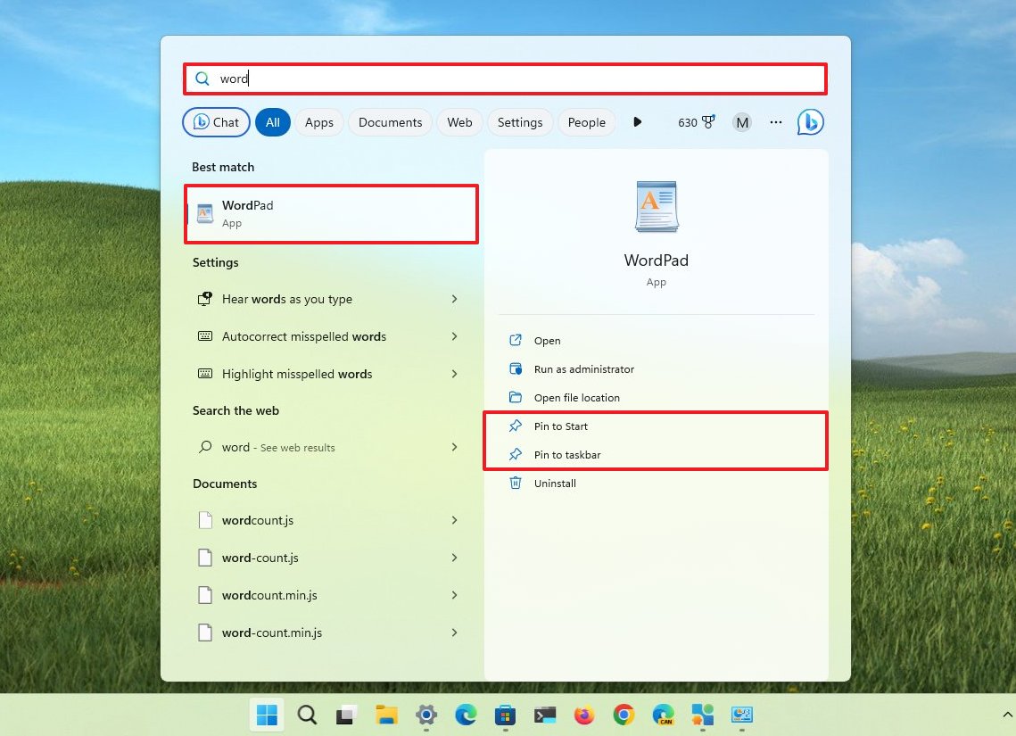 Пин-приложения для Windows 11