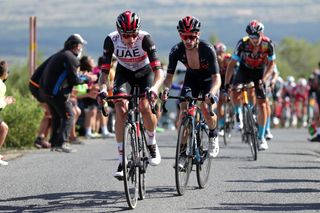 ESPINOSA DE LOS MONTEROS SPAIN AUGUST 16 Adam Yates of United Kingdom and Team INEOS Grenadiers compete during the 76th Tour of Spain 2021 Stage 3 a 2028km stage from Santo Domingo de Silos to Espinosa de los Monteros Picn Blanco 1485m lavuelta LaVuelta21 CapitalMundialdelCiclismo on August 16 2021 in Espinosa de los Monteros Spain Photo by Gonzalo Arroyo MorenoGetty Images