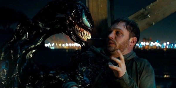 Tom Hardy and Venom in the 2018 film