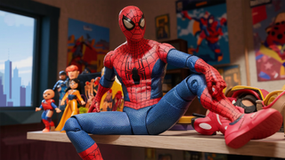 AI generated Spiderman toy