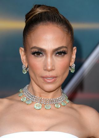 Jennifer Lopez arrives at the Premiere For Netflix's "Atlas" at The Egyptian Theatre Hollywood on May 20, 2024 in Los Angeles, California