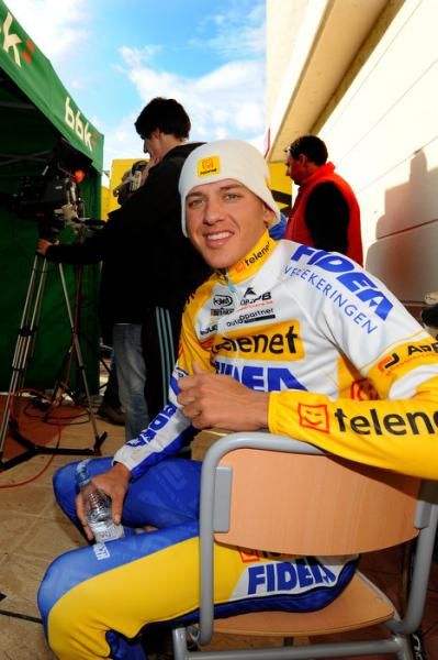 Tom Meeusen was happy with third.