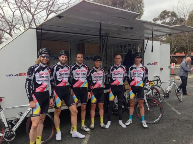 The team from search2retain-health.com.au were a little disappointed in their ride today