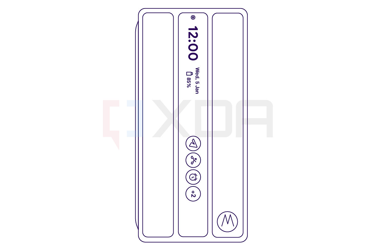Capa Motorola Edge 30 Ultra Folio e renderização da caneta