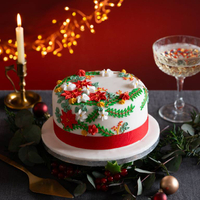 3. &nbsp;Biscuiteers Christmas Wreath Cake, 6 inches - View at Biscuiteers&nbsp;*OUT OF STOCK*