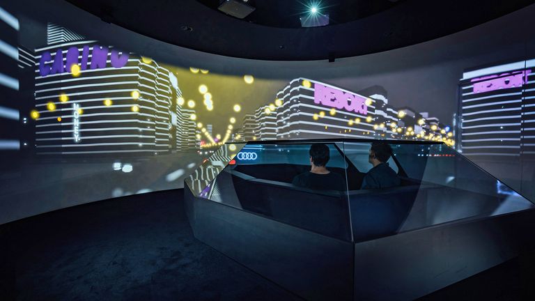 9. …Oh and there was a simulator of Level 4 autonomy at the A8 launch too