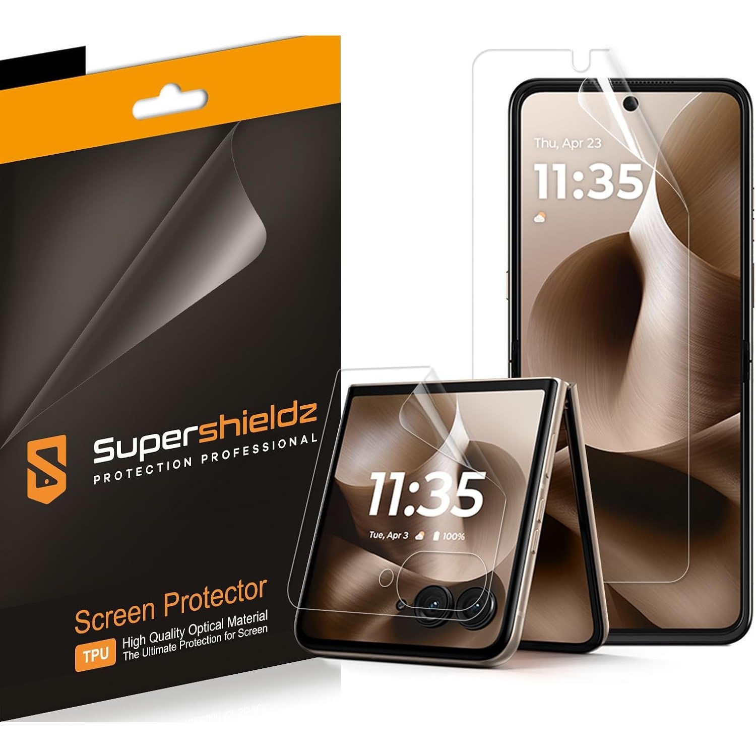 Supershieldz 2 Pack Motorola Razr Plus (2025) / Razr Ultra (2025) Screen Protector TPU