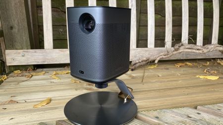 XGIMI Halo+ projector on stand