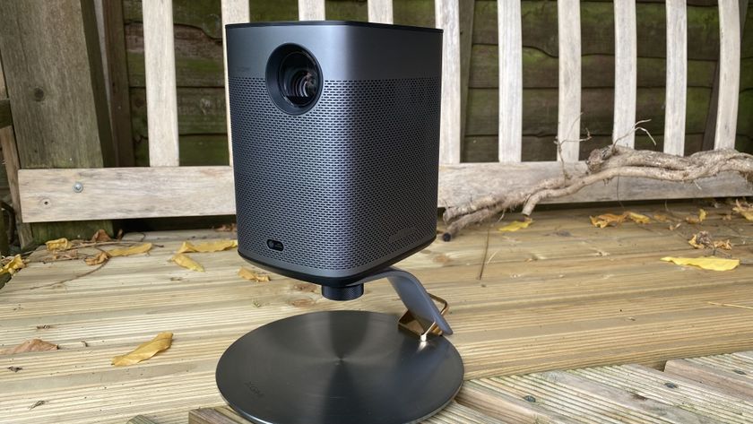 XGIMI Halo+ projector on stand