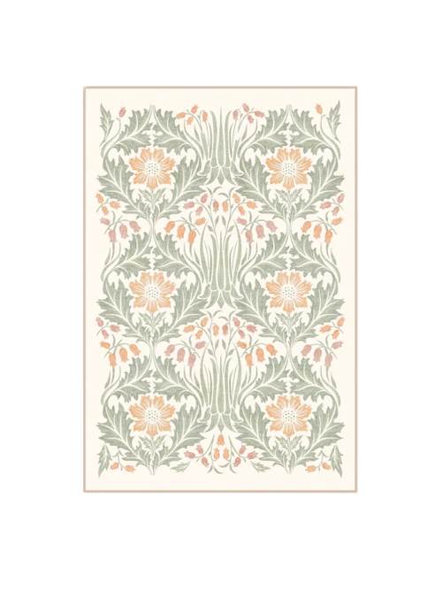 Woodbell & Anemone Cream Rug, 4' x 6'