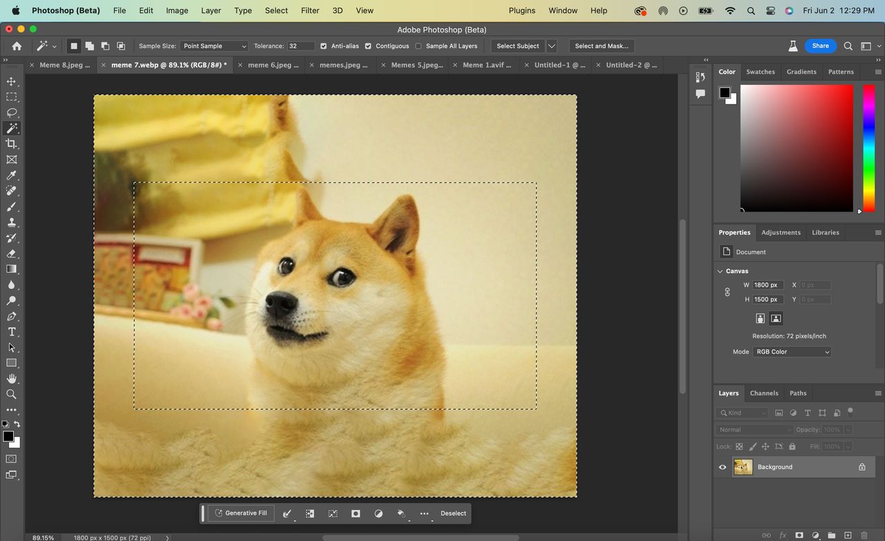 Adobe Photoshop Generative AI