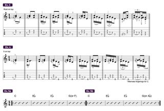 Hendrix C chord lesson examples 3-5b