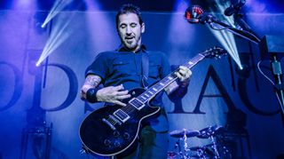 Sully Erna performs onstage with Godsmack at the Columbiahalle in Berlin, Germany on October 16, 2022