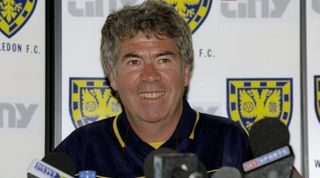 7 Jul 1999: The new managerial signing Egil Olsen introduces himself to the press during a press conference held at Richardson Evans Training Ground in London, England. \ Mandatory Credit: Mike Hewitt /Allsport