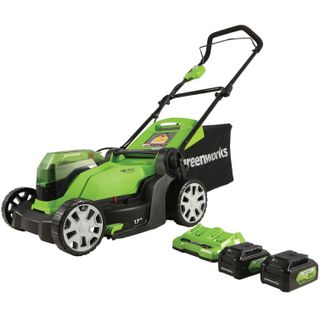 Greenworks MO48B01 48V 17 Cordless Push Lawn Mower