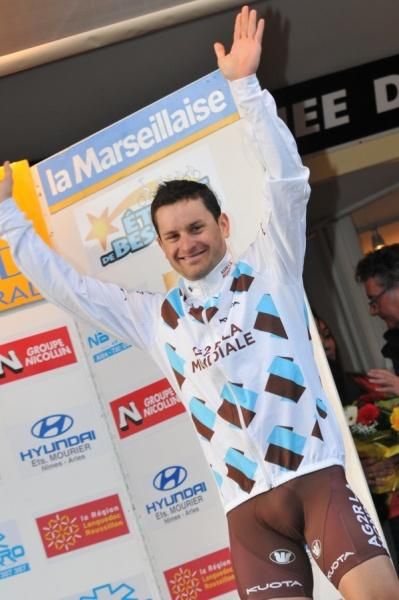 Anthony Ravard (Ag2r-La Mondiale) waves to the crowd