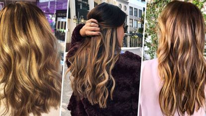 Best Balayage for Brunettes - Tiger Eye Hair Trend | Marie Claire