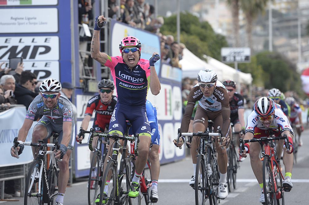 Davide Cimolai (Lampre-Merida) wins