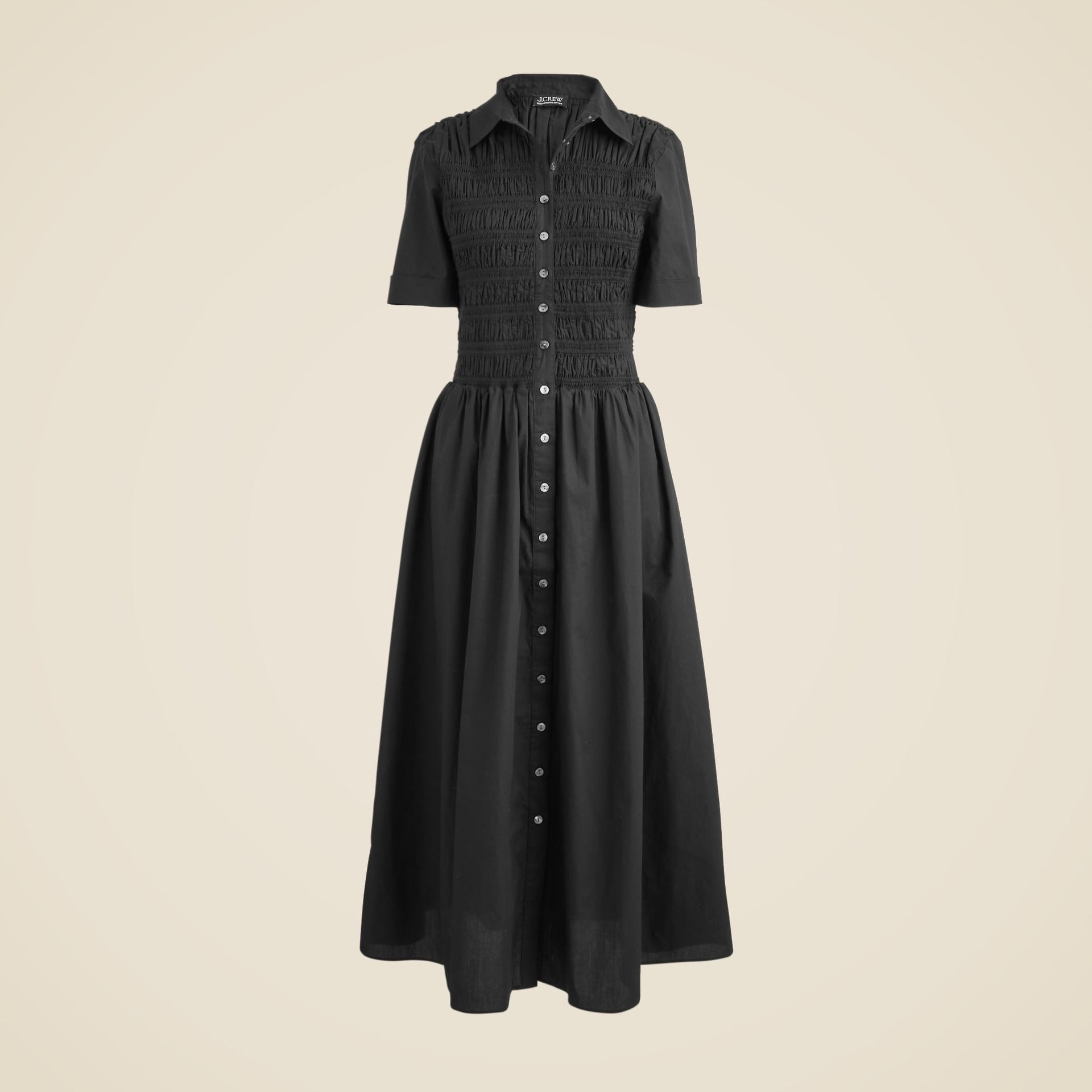 Elsie Shirt-Dress in Cotton Poplin