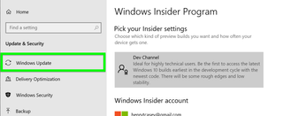 Windows 10 new start menu how to - Back in Settings, click Windows Update