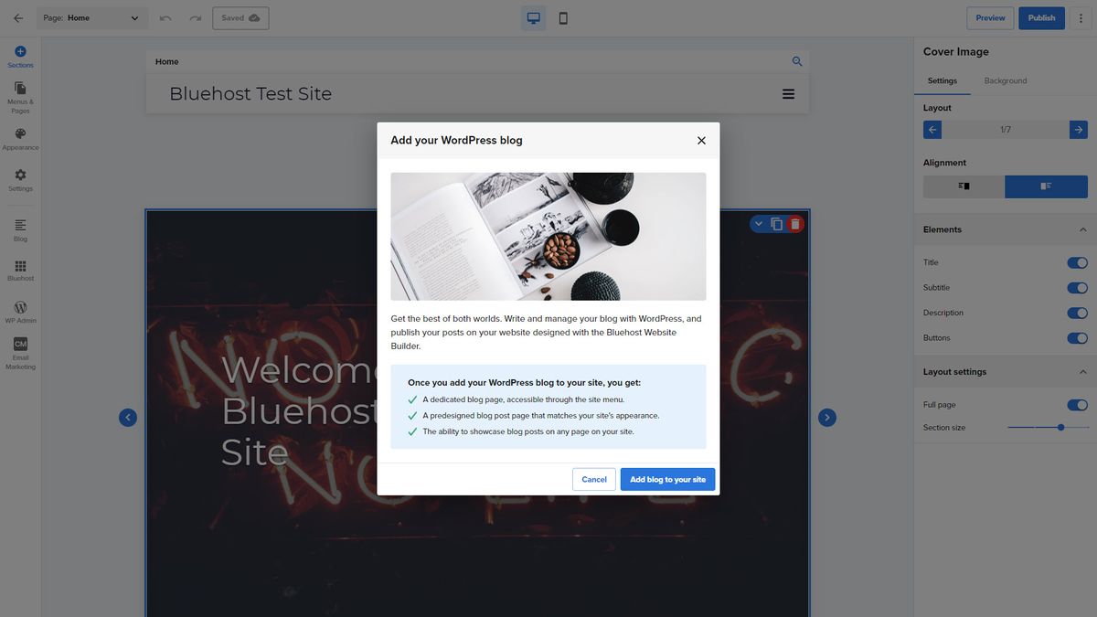 Bluehost review