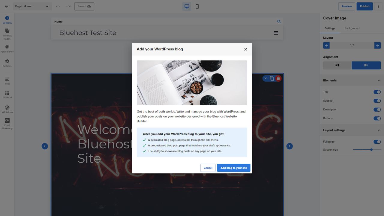 Bluehost review