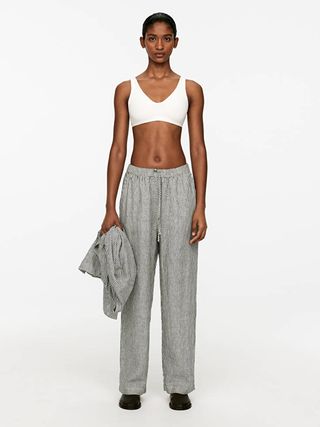 Arket, Linen Drawstring Trousers