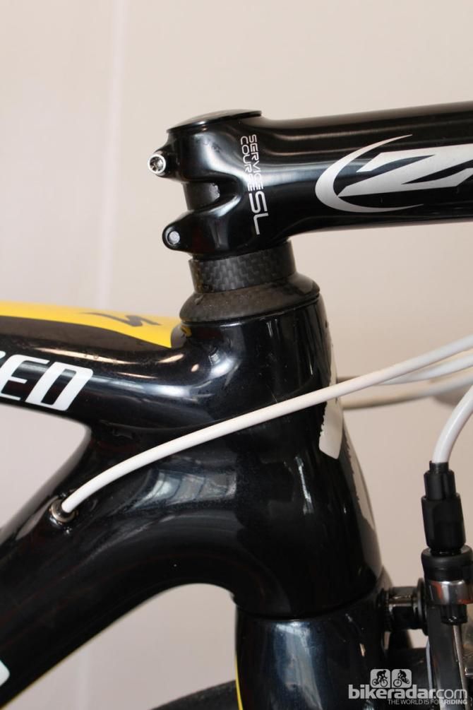 Duggan's Tarmac has a 10cm head tube