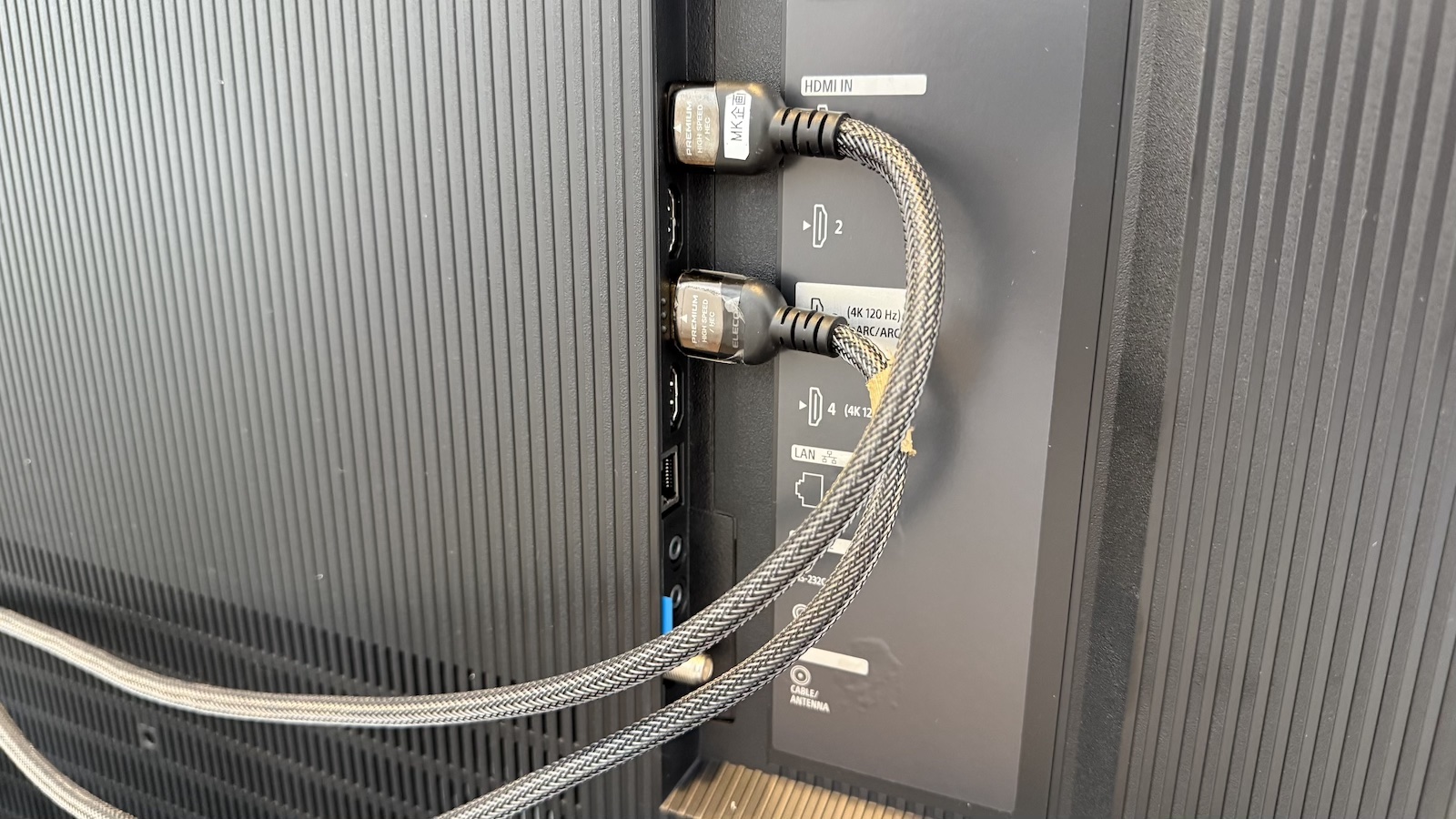 A photograph of the rear of the Sony Bravia 9 II TV
