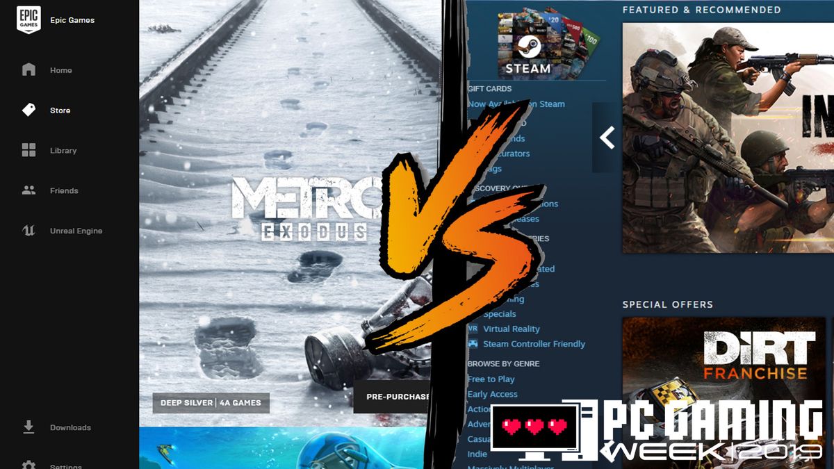 Steam vs. Epic Games Store: Which PC Game Store Deserves Your Dollars?