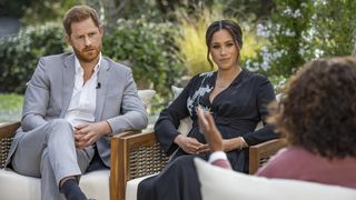 Prince Harry, Meghan Markle and Oprah Winfrey in their epic interview.