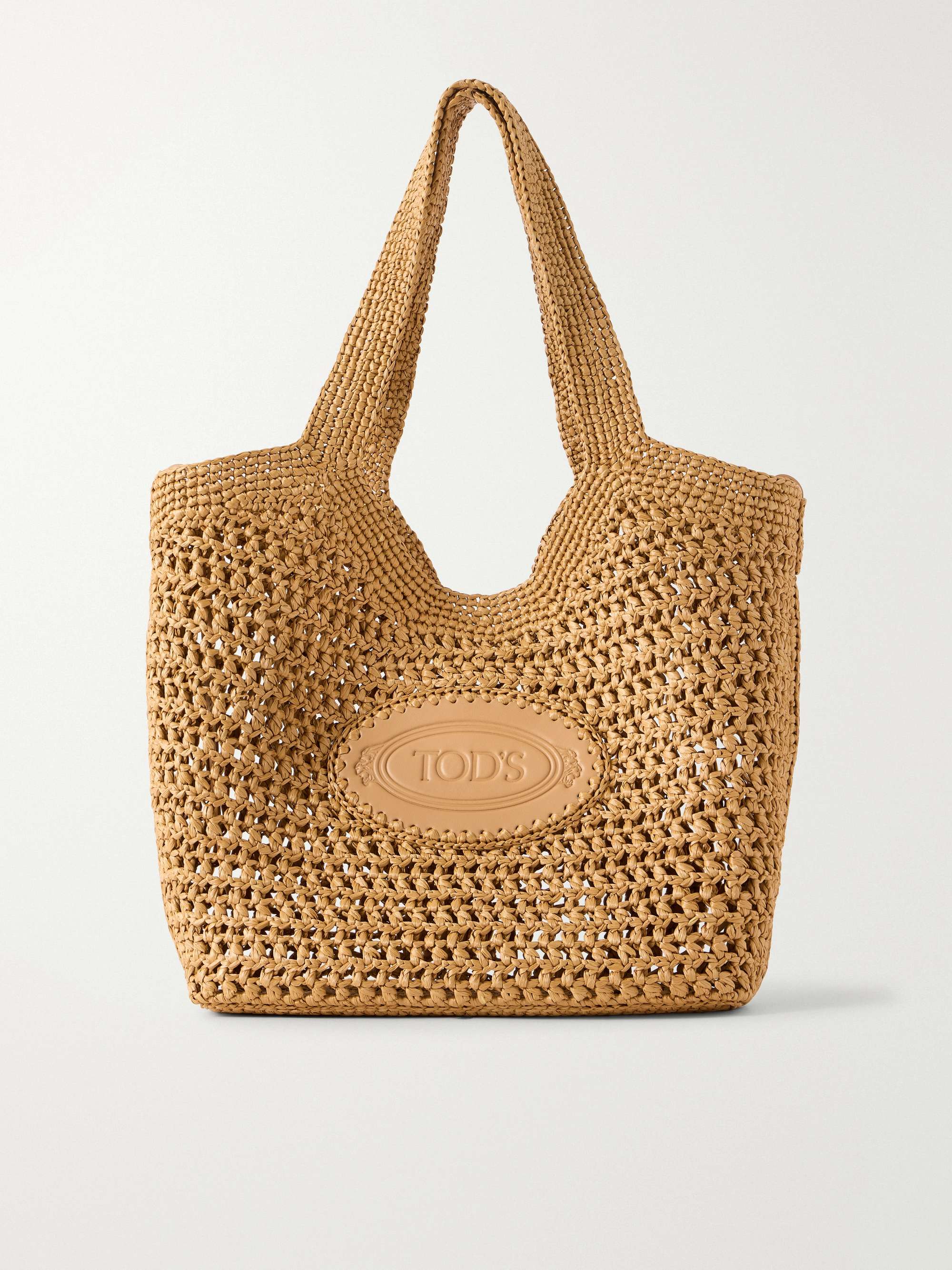 Woven Straw Tote Bag