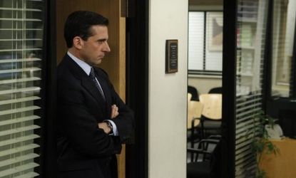 Steve Carrell may be leaving the show Thursday night, but "The Office" has found strength in its ensemble, and will survive without him, says Robert Lloyd in the Los Angeles Times.