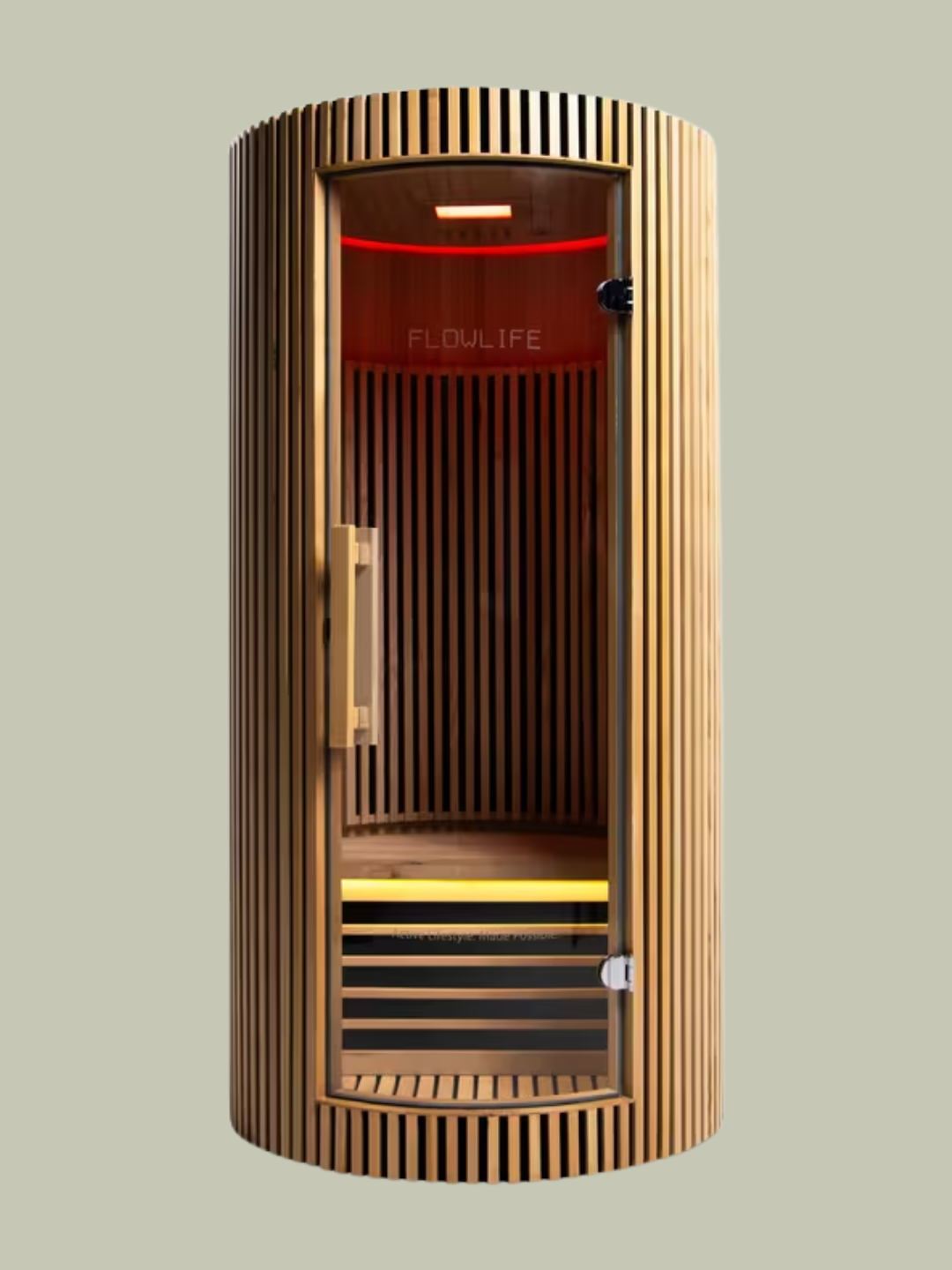 A sauna cabin