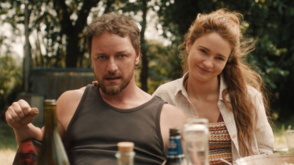 James McAvoy and Aisling Franciosi in Speak No Evil 