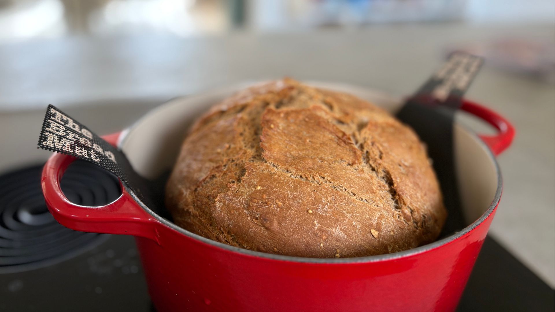 Testing the Le Creuset Round Casserole Dish in our kitchen