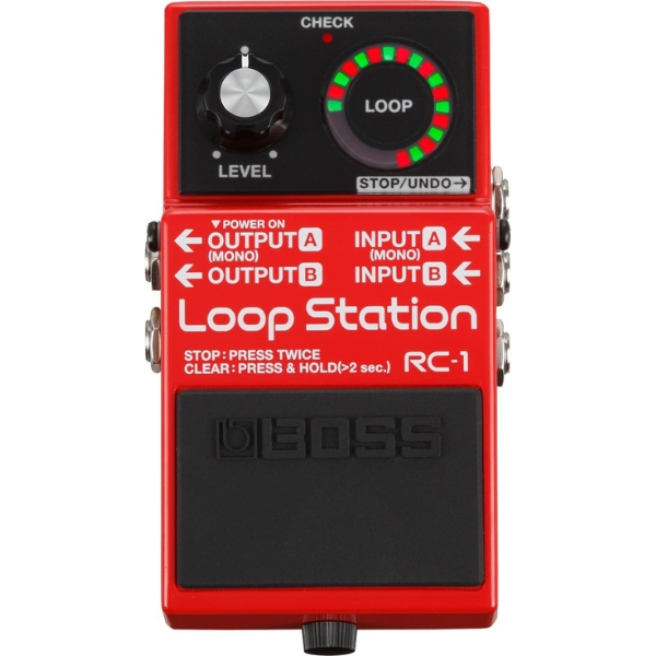 A Boss RC-1 looper pedal