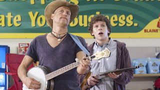 Woody Harrelson and Jesse Eisenberg in Zombieland
