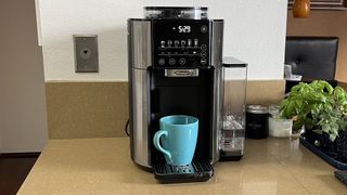 De'Longhi TrueBrew CAM1025MB drip coffee maker set up on the countertop