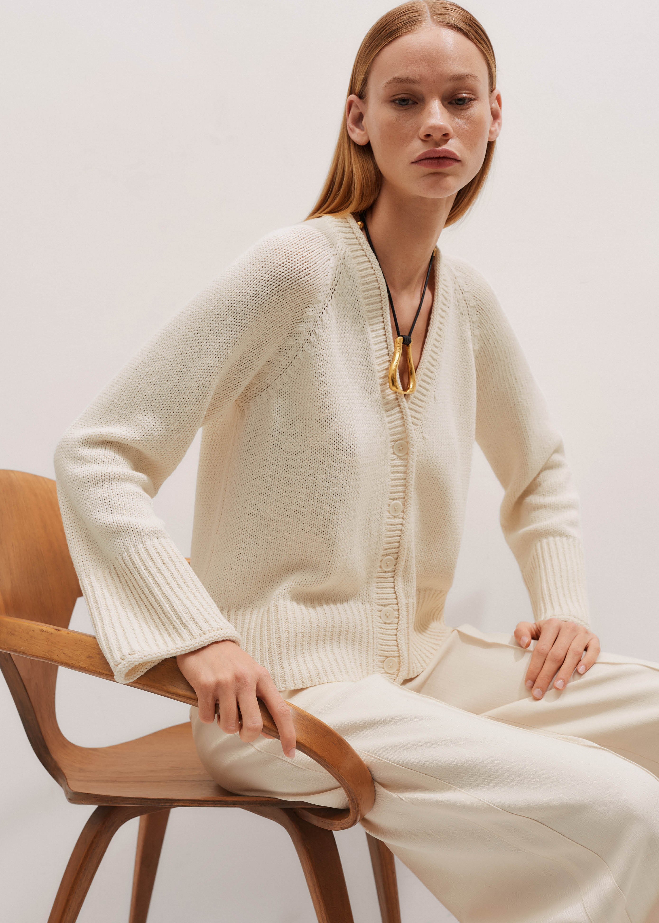 Slouchy V-Neck Cardigan