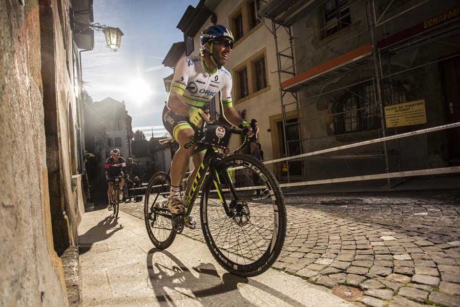 Michael Albasini was one of the road racers to take part