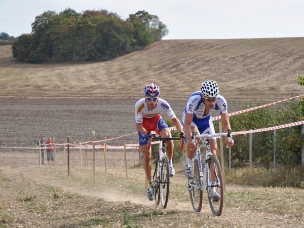 Zdenek &Scaron;tybar (Telenet Fidea Cycling Team) sits behind a fellow competitor.